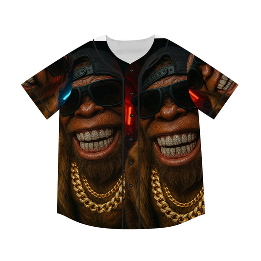Baseball Jersey Bling Bigfoot Men's Shirt