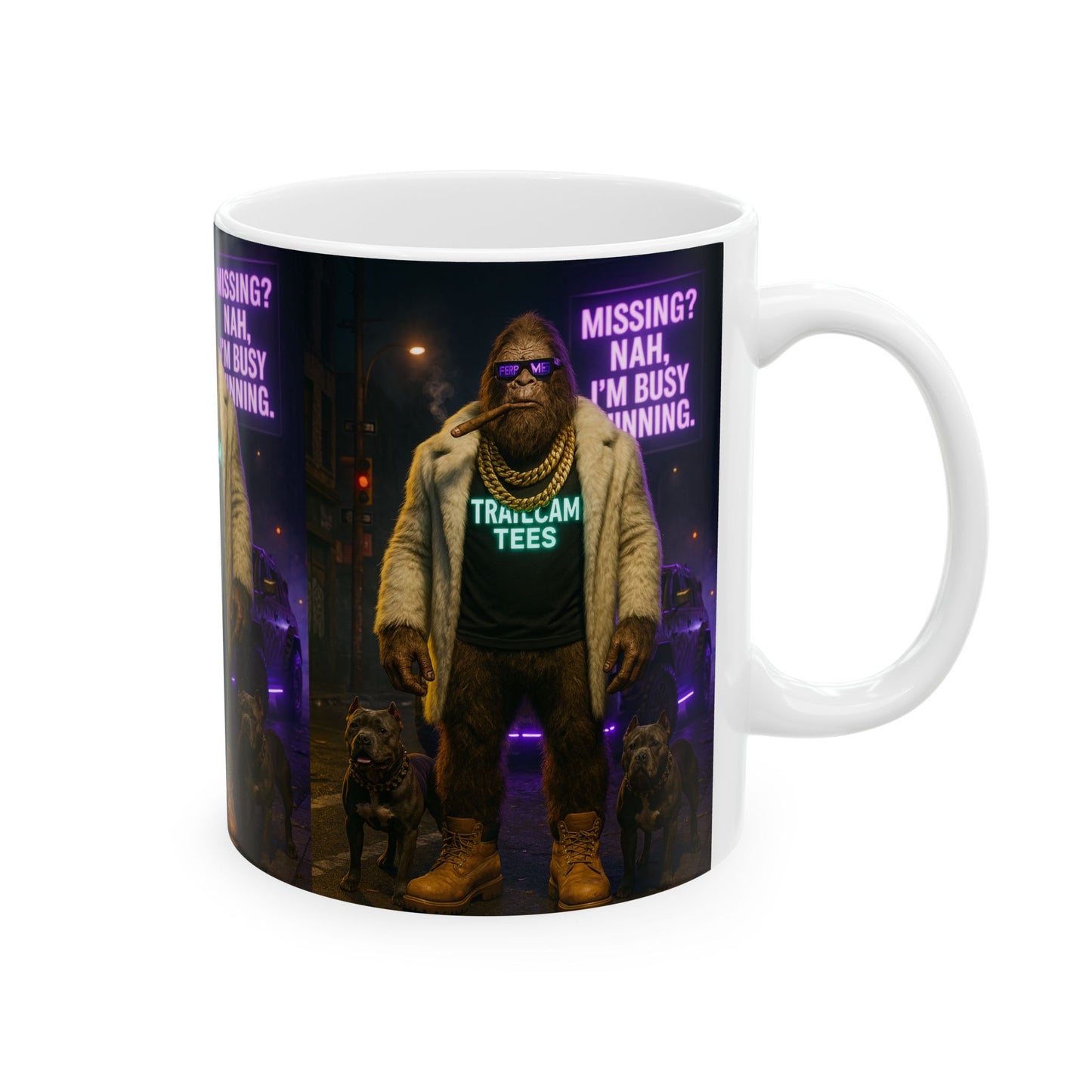 Funny Bigfoot Mug