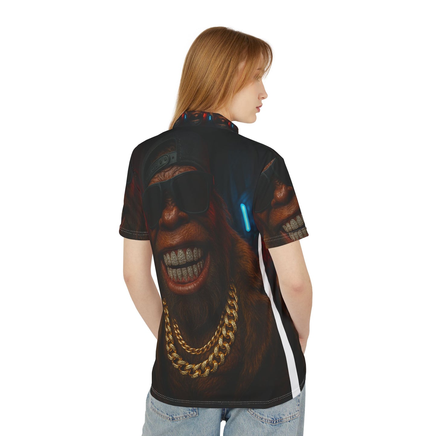 Bling Bigfoot Polo Shirt