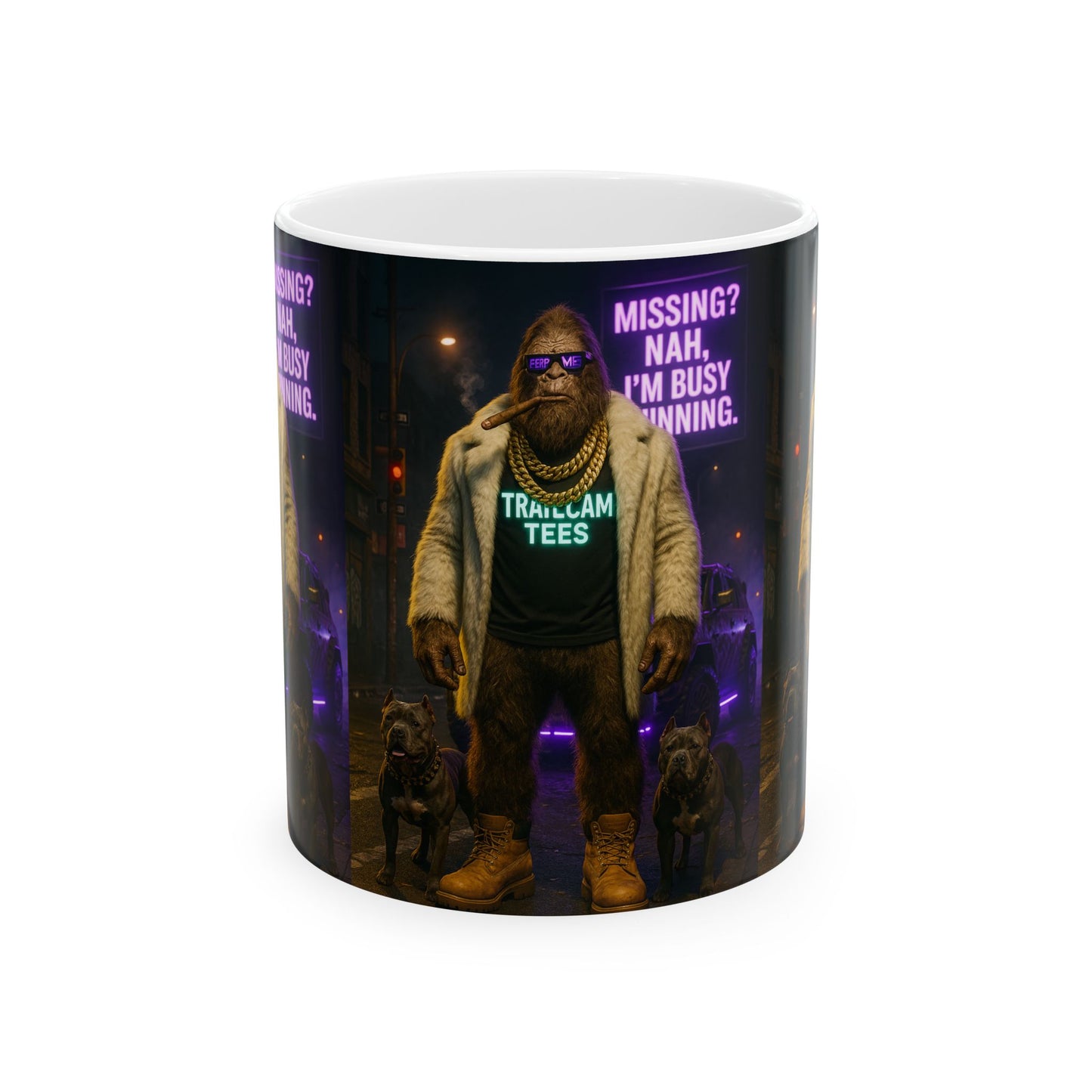 Funny Bigfoot Mug