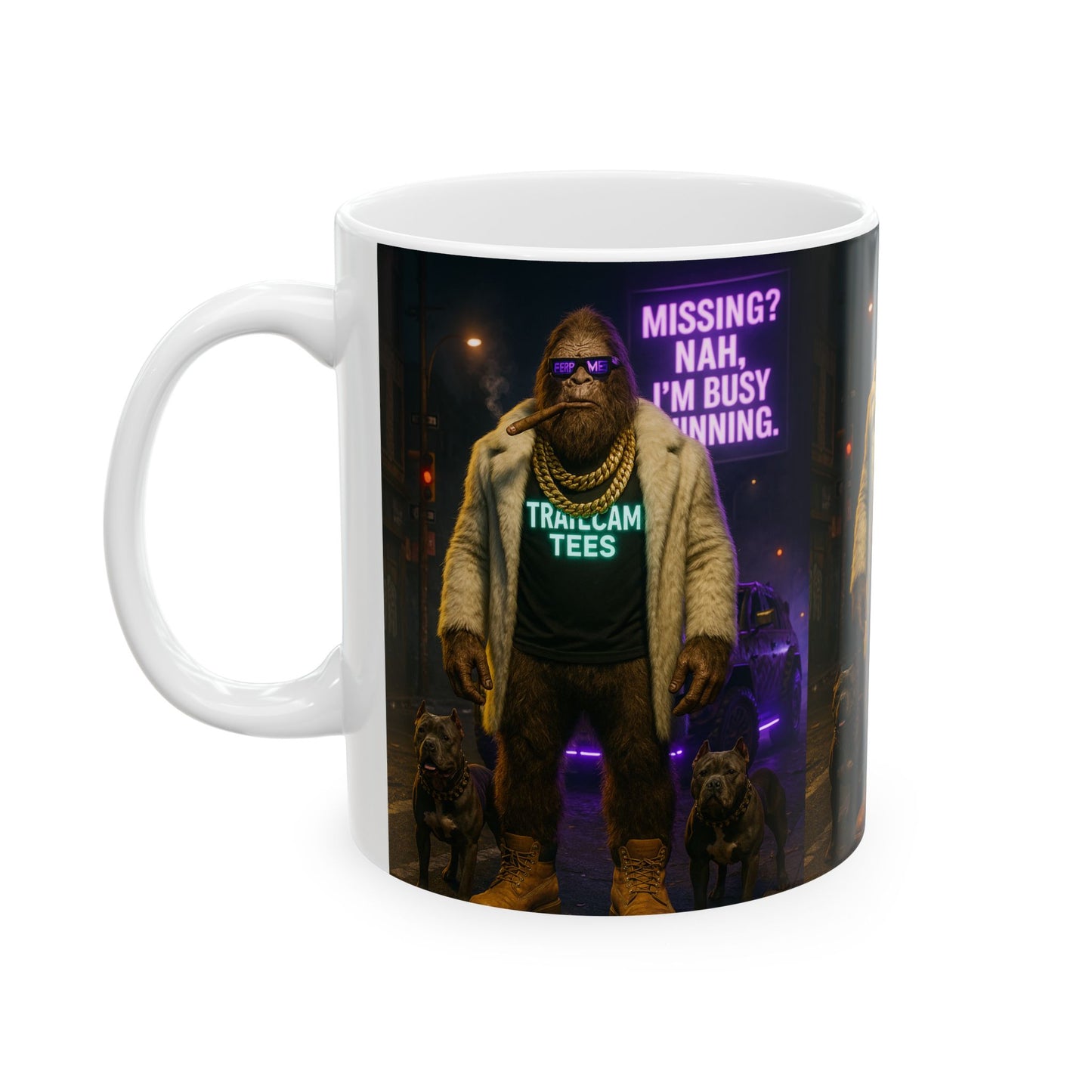 Funny Bigfoot Mug