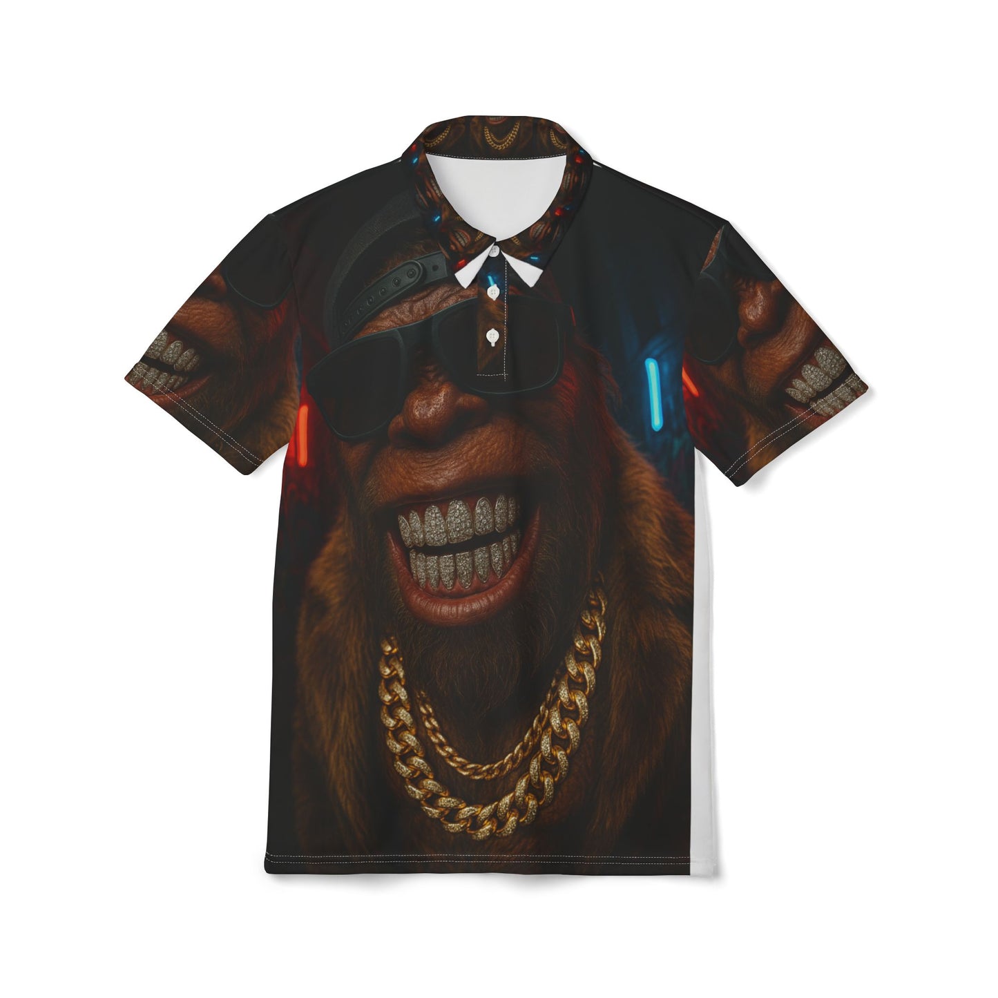 Bling Bigfoot Polo Shirt